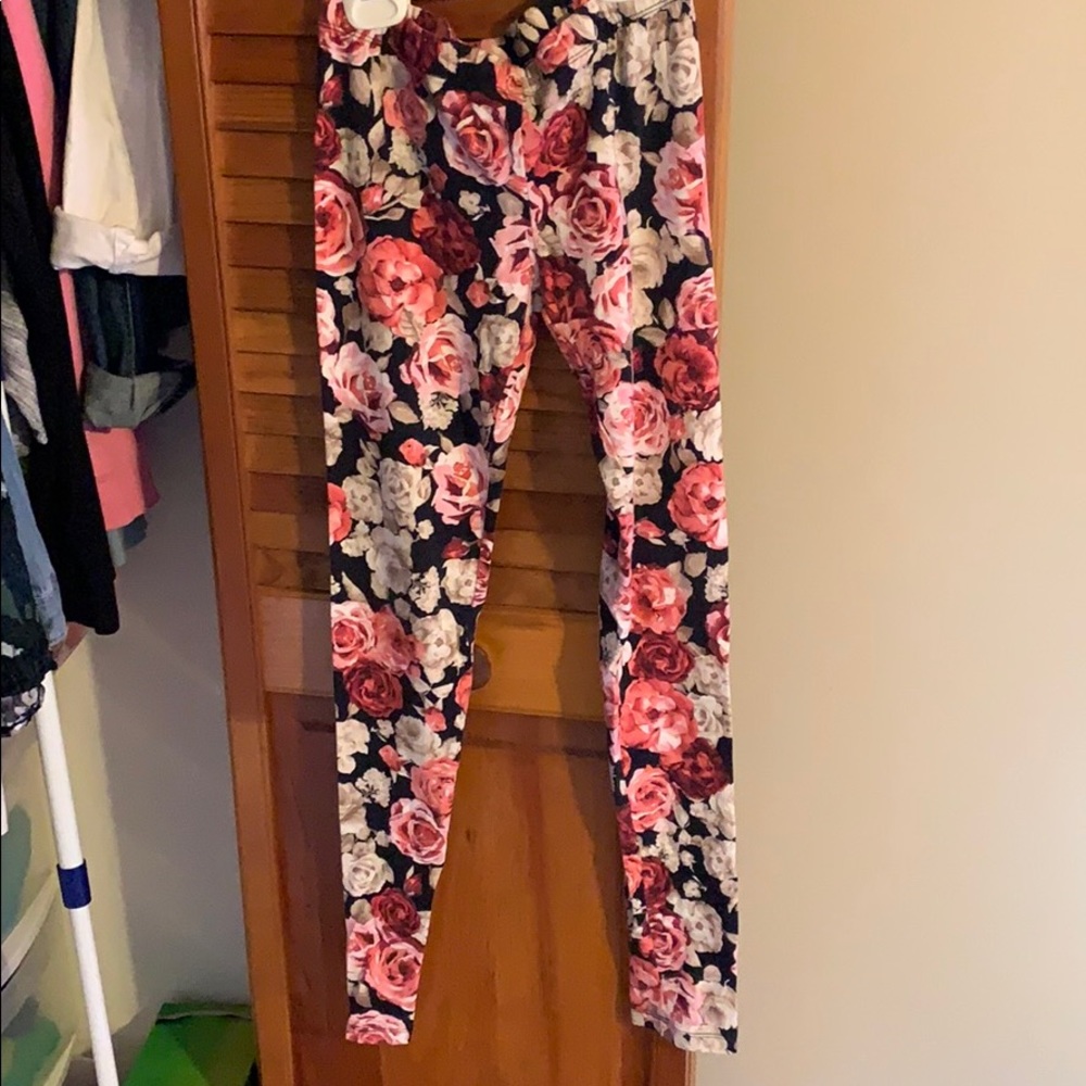 Floral leggings